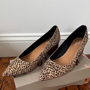 Crown Vintage Leopard Print Heels